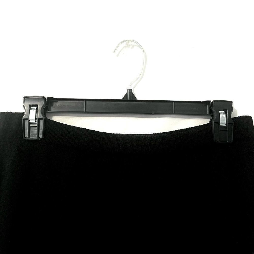 Vintage Antonella Preve Black Elastic Waist Knot Skirt Size M - Picture 3 of 5
